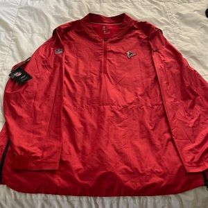 NEW Nike NFL Atlanta Falcons dry fit wind breaker